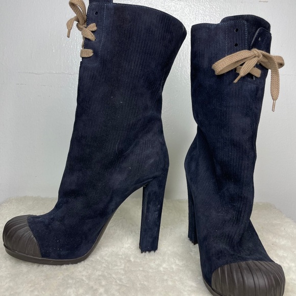 Fendi Lace Sky High Booties (39.5) - Picture 6 of 8